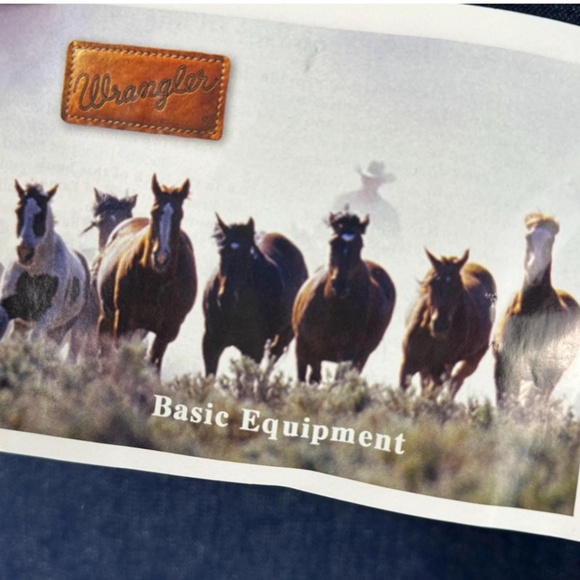 Vintage Wrangler Cowboy Cut Straight Leg Blue Jeans • Dark Wash • Mens 36 x 34 - Picture 10 of 10